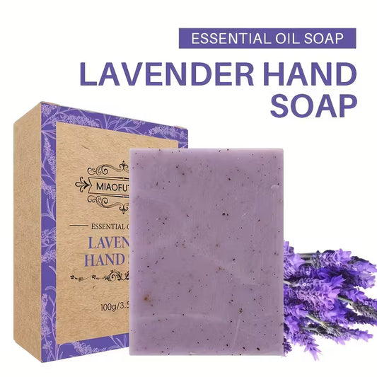 4pcs tea tree and lavender essential oil soap set,